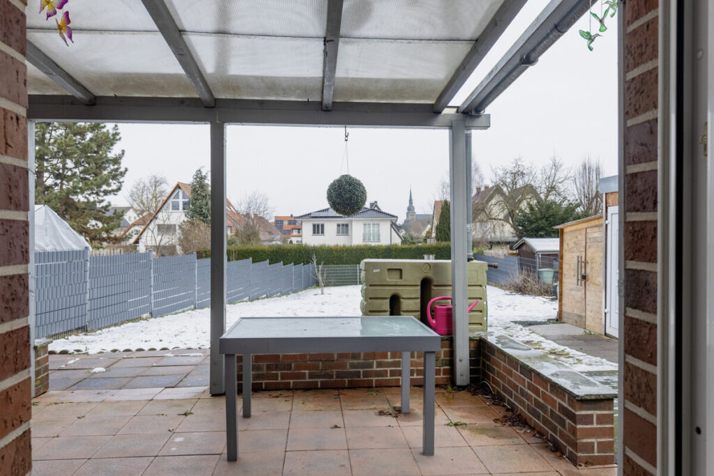 Überdachte Terrasse