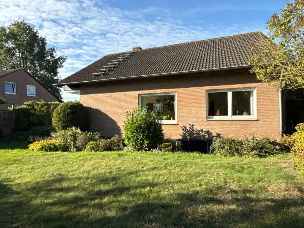 Rückwärtige Ansicht des Hauses