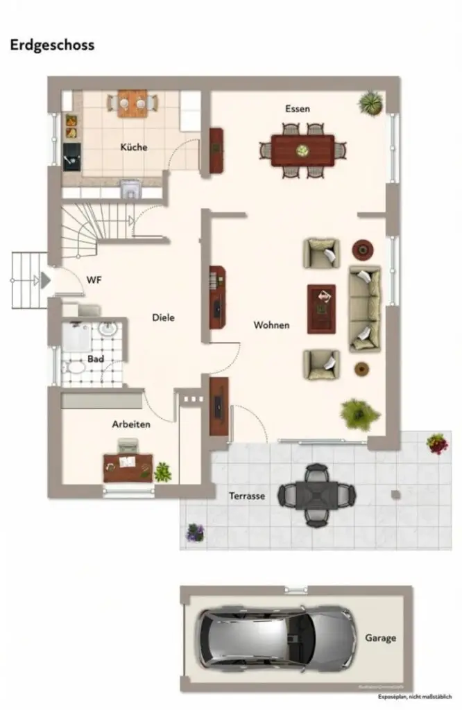Grundriss EG Havixbeck
