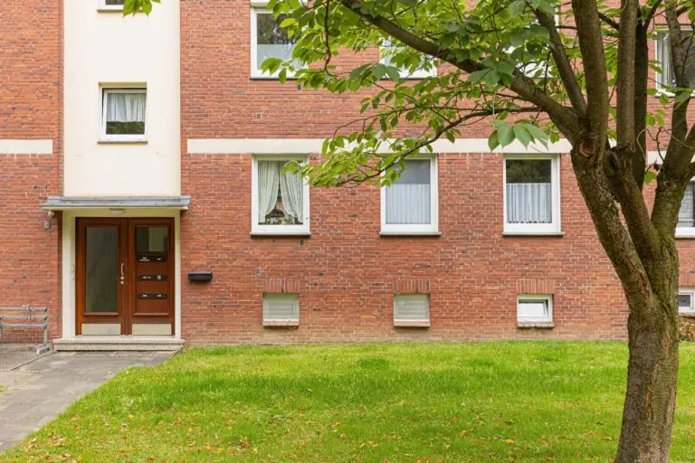 Blick zur Wohnung